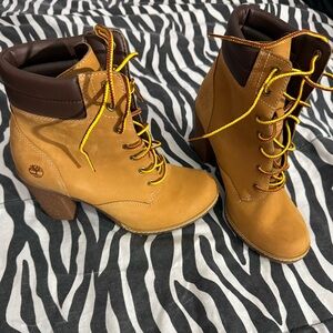 Timberland Women's Tan Leather Boots NEW size 7.5